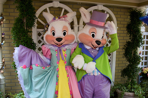 Meet Mr. and Mrs Easter Bunny